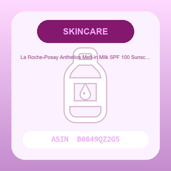 La Roche-Posay Anthelios Melt-in Milk SPF 100 Sunscreen, 5 fl oz, Fragrance Free