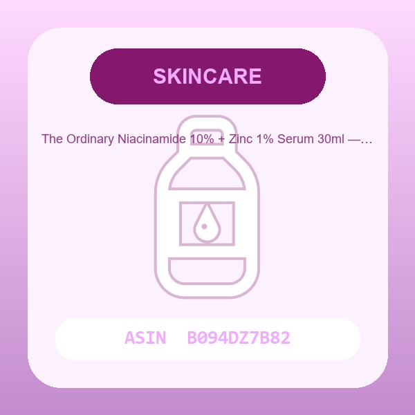 The Ordinary Niacinamide 10% + Zinc 1% Serum 30ml — Two-Pack