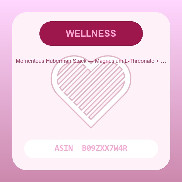 Momentous Huberman Stack — Magnesium L-Threonate + Apigenin + L-Theanine, Sleep Bundle